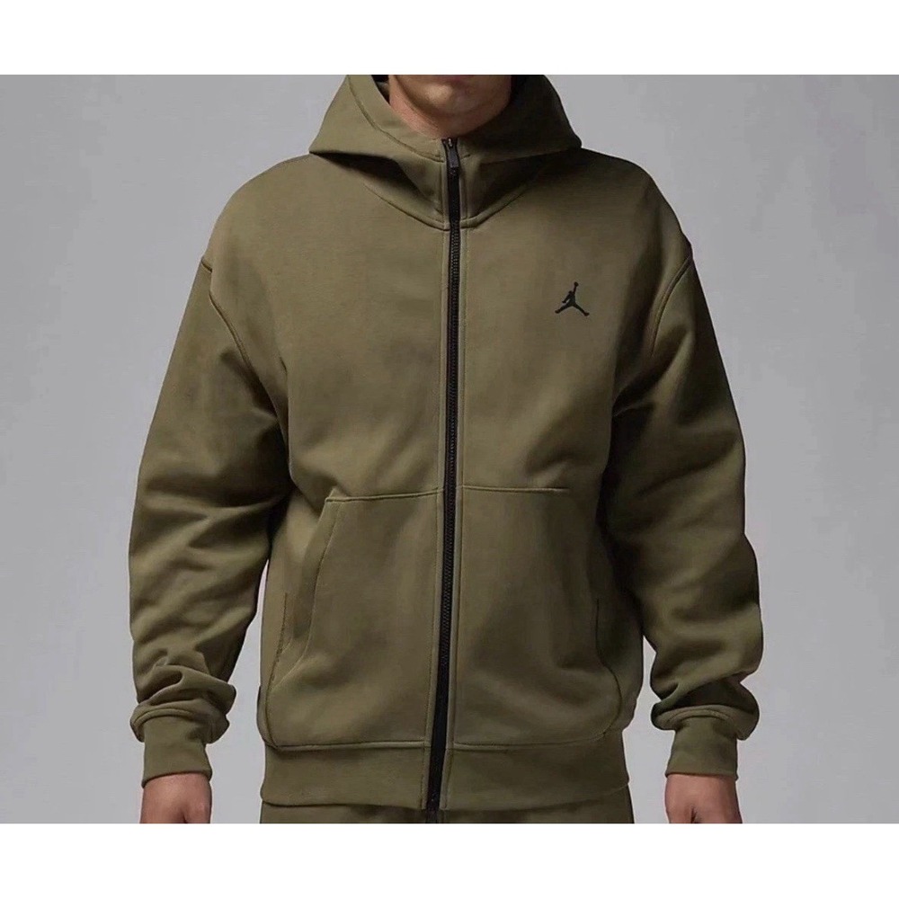 NEW Nike Air Jordan Tech Fleece Hoop Full Zip Hoodie FV8602-222 Men's Size Small